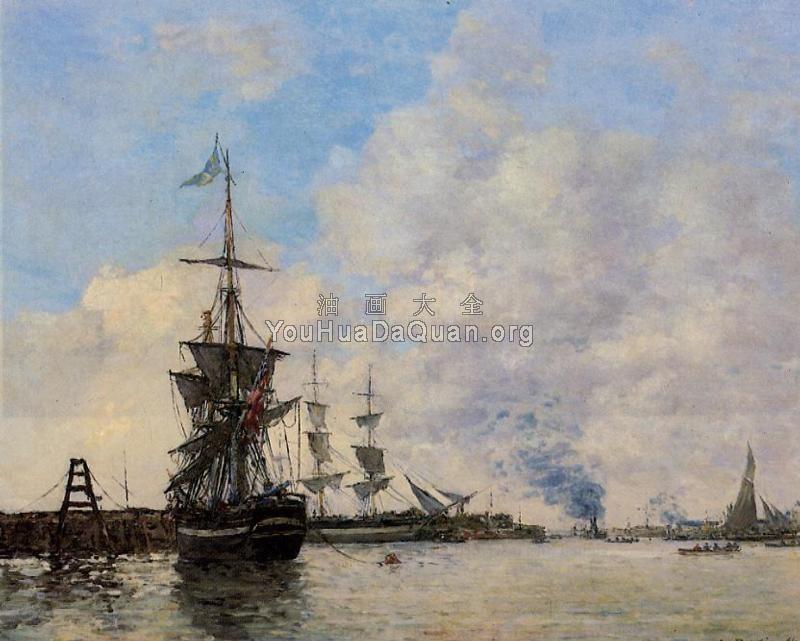 Le Havre, L'Avant Port - 尤金·布丹